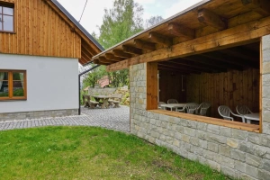 pergola s venkovním posezením