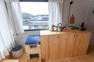 kajuta - malý kuchyňský kout