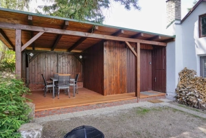 pergola s venkovním posezením
