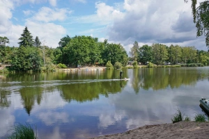 Staňkovský rybník - pohled 20 m od chaty