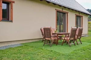 posezení na zahradě