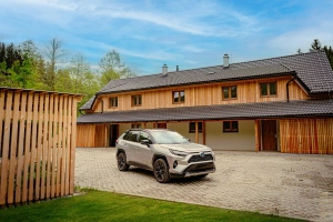 parkování u chalupy Jindřichov