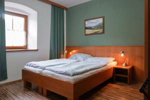 apartmány č. 3, 4, 8 a 9 (identicky vybavené)
