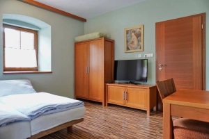 apartmány č. 3, 4, 8 a 9 (identicky vybavené)