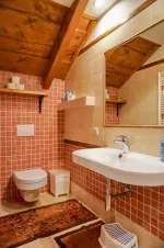 menší apartmán v podkroví - koupelna