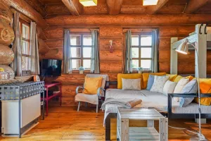 apartmán v přízemí - dvojlůžko a TV