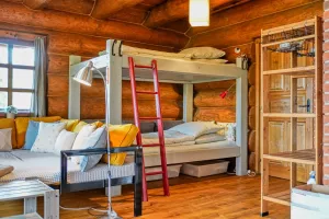 apartmán v přízemí - patrová postel