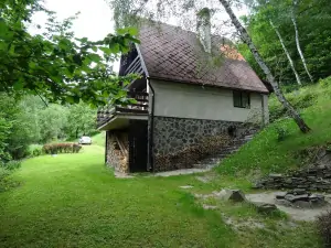chata Svojanov se nachází v malé chatové osadě u lesa