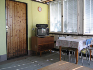 Obytná veranda s jídelním koutem