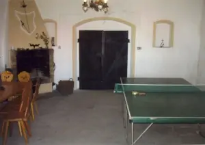 V lisovně je možno si zahrát i stolní tenis