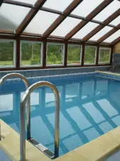V penzionu se nachází vnitřní bazén (4 x 6 x 1,5 m) 