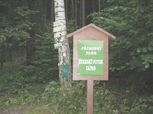 Apartmán Potín se nachází v přírodním parku Úterský potok - ideální k turistice
