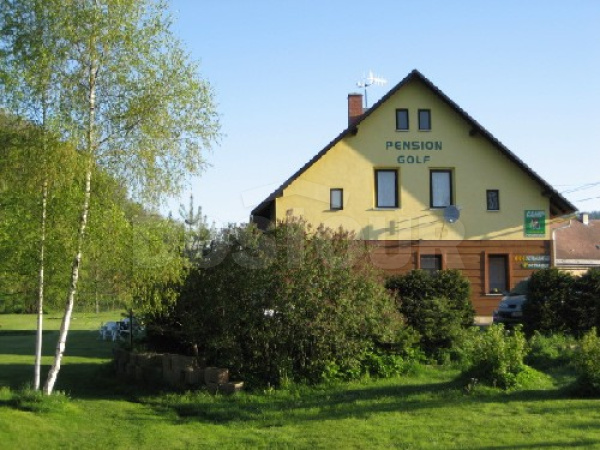 Letní pohled na penzion Prosečné