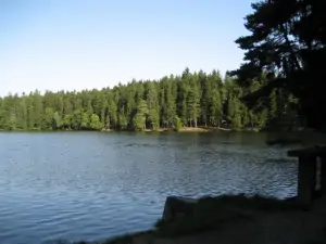 Rybník Valcha se od chaty nachází jen 50 m