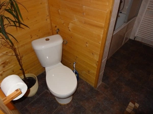 WC v koupelně v přízemí