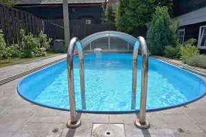 zapuštěný bazén 6,5 x 3,5 x 1,5 m s protiproudem