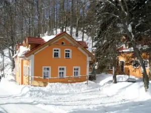 Rekreační dům Janov nad Nisou v zimě
