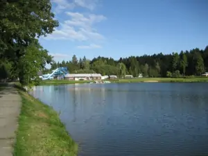 rekreační rybník Suchý - oblíbené místo ke koupání