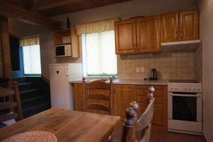 kuchyňský kout v obytném pokoji