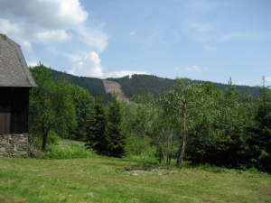 Lyžařské středisko Dolní Morava je od chalupy vzdáleno jen 500 m