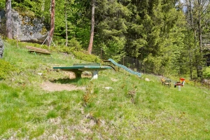 stolní tenis, 2 pružinové houpačky a skluzavka