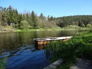 řeka Otava je rájem rybářů