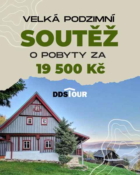 Velká podzimní SOUTĚŽ o pobyty na chatě a chalupě